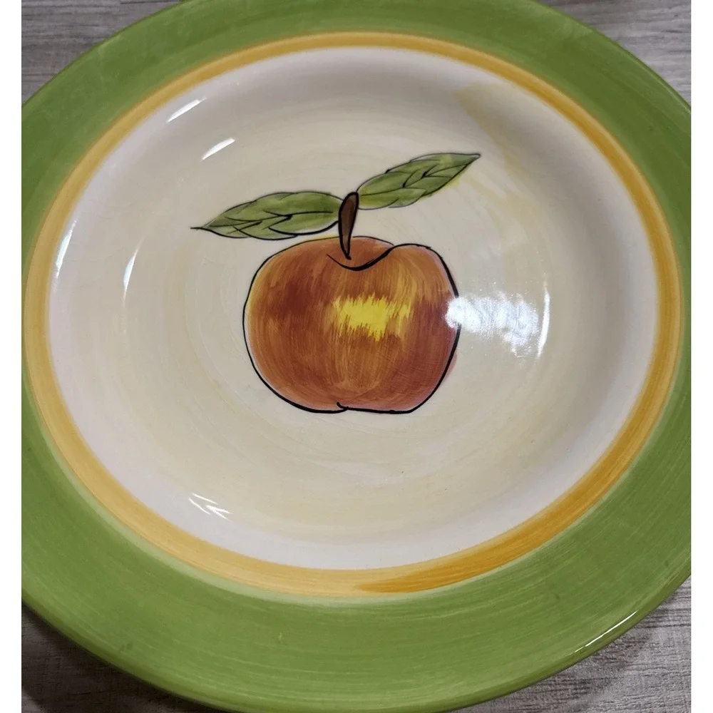 Vintage Tabletops Gallery Apple Design Hand Painted Plate 11